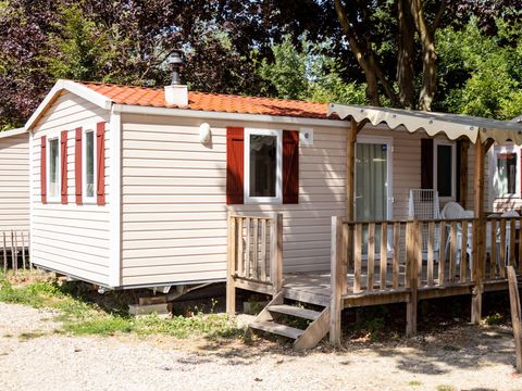 MOBILHOME 3 personnes - Mobil-home | Classic | 2 Ch. | 3 Pers. | Terrasse surélevée | 1 SDB | TV