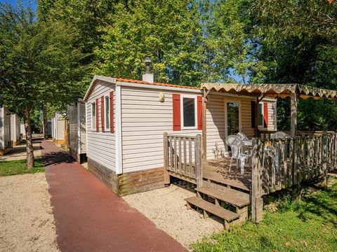 MOBILHOME 4 personnes - Mobil-home | Classic | 2 Ch. | 4 Pers. | Terrasse surélevée | Clim. | TV