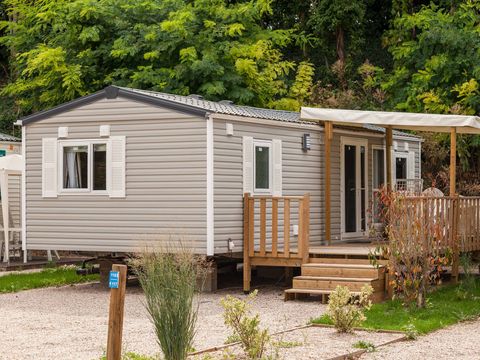 MOBILHOME 6 personnes - Mobil-home | Comfort | 3 Ch. | 6 Pers. | Terrasse surélevée | Clim. | TV