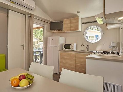 MOBILHOME 6 personnes - Mobil-home | Comfort | 3 Ch. | 6 Pers. | Terrasse simple | TV