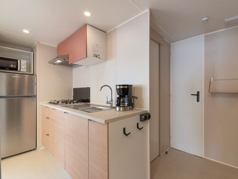 MOBILHOME 6 personnes - Comfort | 2 Ch. | 4/6 Pers. | Terrasse surélevée | Clim.