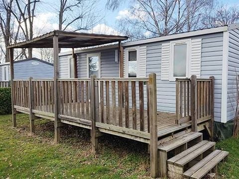BUNGALOW 4 personnes - Mobil-home | Comfort | 2 Ch. | 4 Pers. | Terrasse surélevée | Clim.