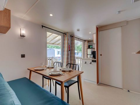 MOBILHOME 6 personnes - Mobil-home | Comfort | 3 Ch. | 6 Pers. | Terrasse surélevée | Clim.