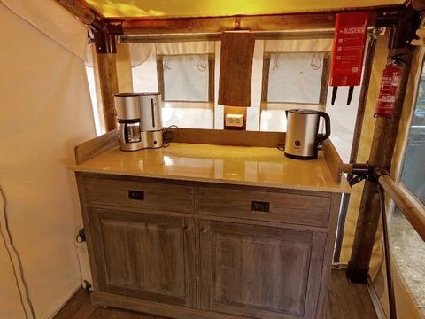 Tente en toile et en bois 5 personnes - SunLodge Jungle