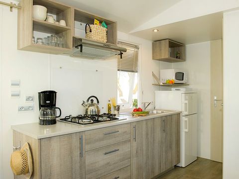 MOBILHOME 6 personnes - Comfort XL | 2 Ch. | 4/6 Pers. | Terrasse surélevée | Clim.