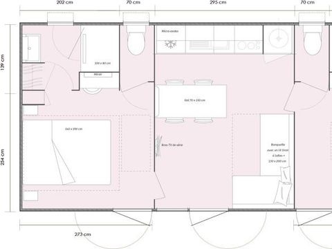 MOBILHOME 6 personnes - Ophea Privilège