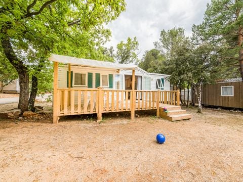 Mobilhome 6 personnes - Classic XL | 3 Ch. | 6 Pers. | Terrasse surélevée | Clim.