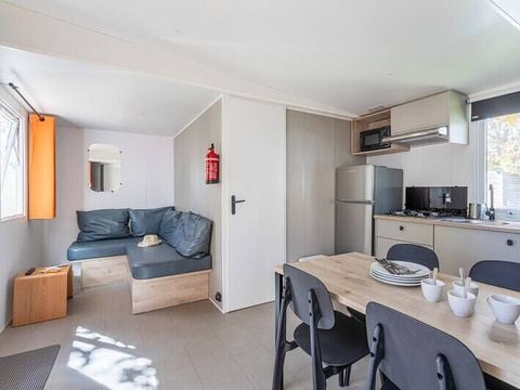 Mobilhome 6 personnes - Comfort | 3 Ch. | 6 Pers. | Terrasse Lounge | Clim. | TV