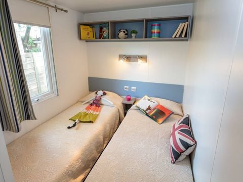 Mobilhome 6 personnes - Mobil-home | Comfort | 3 Ch. | 6 Pers. | Terrasse Lounge | 1 SDB | Clim.