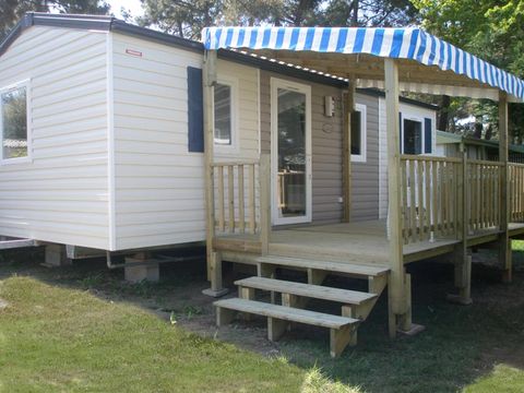 Mobilhome 6 personnes - Mobil Home 2 ch 4/6 pl Terrasse semi-couverte TV sans Clim