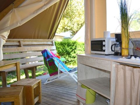 BUNGALOW TOILÉ 4 personnes - Junior 2 chambres 17m² - sans sanitaires