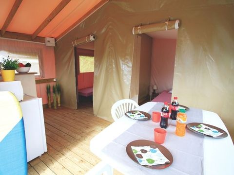 Bungalow toilé 5 personnes - Sahari 2 chambres 19m² - sans sanitaires
