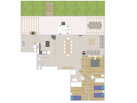 MAISON 9 personnes - Villa Balnéo 9 personnes 3 chambres 2 sdb 130m²