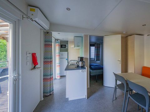 MOBILHOME 6 personnes - Mobil-home | Comfort | 3 Ch. | 6 Pers. | Terrasse surélevée | Clim.