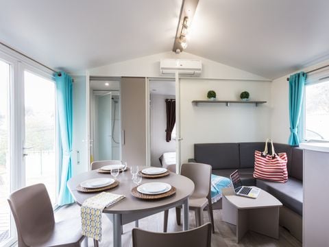 MOBILHOME 6 personnes - Mobil-home | Comfort XL | 3 Ch. | 6 Pers. | Terrasse surélevée | Clim.