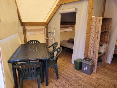 TENTE 4 personnes - Tente Junior Standard 17m²  (sans sanitaire) 2 chambres + terrasse