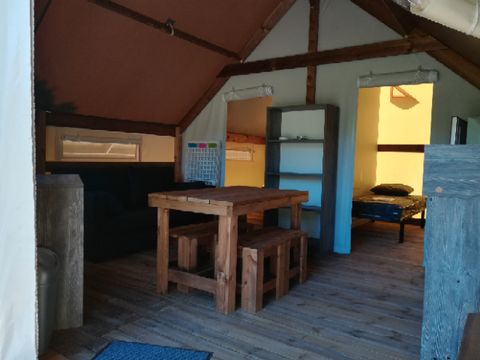 TENTE 4 personnes - Tente junior Standard 21m² (sans sanitaire) 2 chambres + terrasse