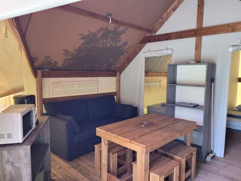 TENTE 4 personnes - Tente junior Standard 21m² (sans sanitaire) 2 chambres + terrasse