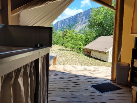 TENTE 4 personnes - Tente junior Standard 21m² (sans sanitaire) 2 chambres + terrasse