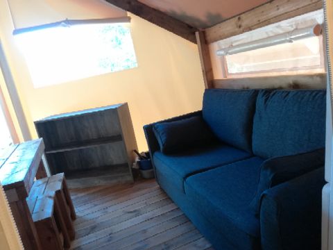 TENTE 4 personnes - Tente junior Standard 21m² (sans sanitaire) 2 chambres + terrasse