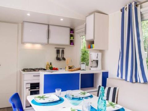 MOBILHOME 4 personnes - Mobil-home Confort 26m² 2 chambres + terrasse semi-couverte