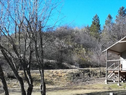 MOBILHOME 5 personnes - Cabane Lodge sur Pilotis 34m² 2 chambres + terrasse