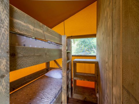 TENTE 4 personnes - Tente Lodge Premium 27m² 2 chambres + terrasse 16m²