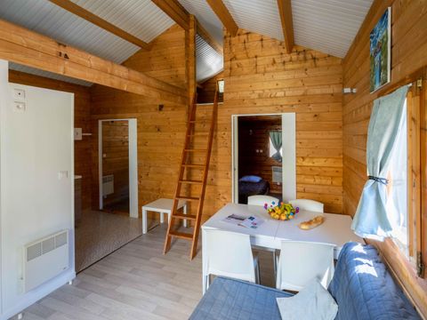 CHALET 8 personnes - Chalet en bois Confort 35m² 3 chambres + TV + Terrasse
