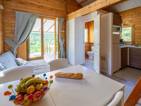 CHALET 8 personnes - Chalet en bois Confort 35m² 3 chambres + TV + Terrasse