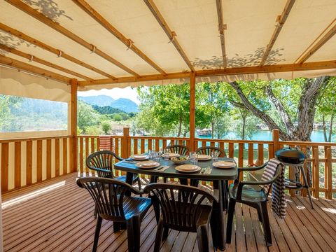 Mobilhome 4 personnes - Mobil home Ciela Confort - 2 chambres - 2 salles de bain - Vue sur le Lac