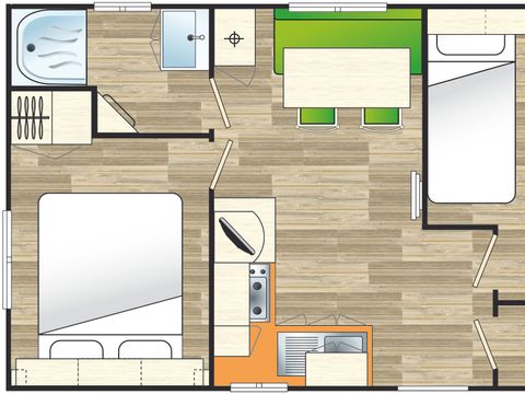 MOBILHOME 4 personnes - Mobilhome 4 personnes