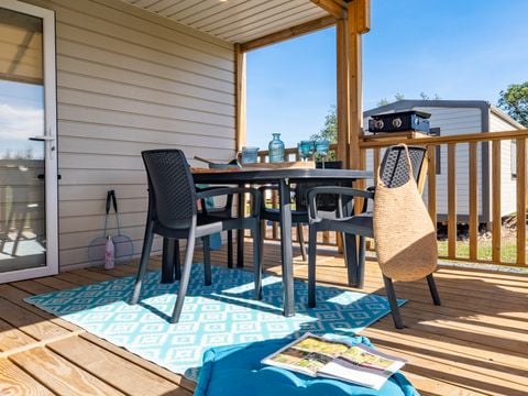 MOBILHOME 5 personnes - Mobil-home Cosy LV Plancha - 2 ch - 4 ad + 1 enf - 12 ans