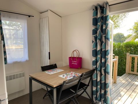 Mobilhome 2 personnes - Mobil-home | Comfort | 1 Ch. | 2 Pers. | Terrasse surélévée non couverte | TV