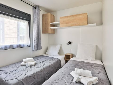 Mobilhome 6 personnes - Mobil-home | Premium | 3 Ch. | 6 Pers. | Terrasse surélevée | 2 SDB