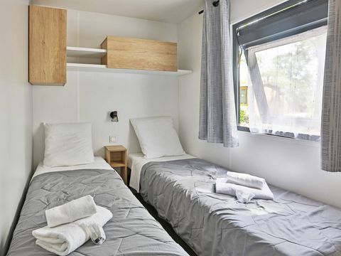 Mobilhome 6 personnes - Mobil-home | Premium | 3 Ch. | 6 Pers. | Terrasse surélevée | 2 SDB