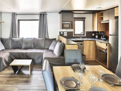 Mobilhome 6 personnes - Mobil-home | Premium | 3 Ch. | 6 Pers. | Terrasse surélevée | 2 SDB