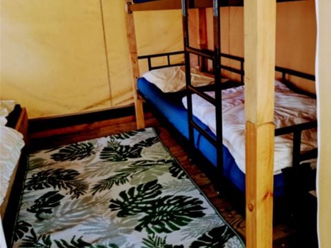 TENTE TOILE ET BOIS 5 personnes - Lodge Tente