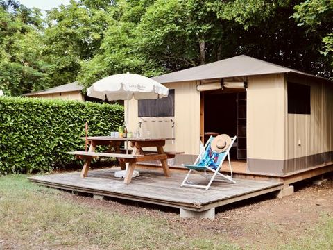 TENTE 4 personnes - Tente Caraïbe Standard 16m² /2 chambres ( sans sanitaires) 4 pers