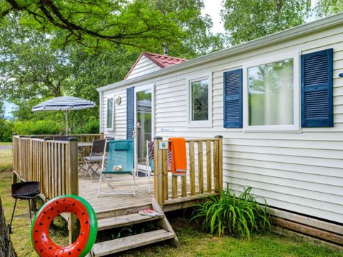 MOBILHOME 4 personnes - Mobil-home 34m² / 2 chambres - Terrasse (adapté personne à mobilité réduite) Vue Loire 4 pers