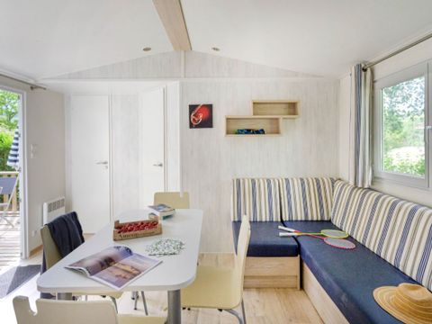 MOBILHOME 4 personnes - Mobil-home 34m² / 2 chambres - Terrasse (adapté personne à mobilité réduite) Vue Loire 4 pers