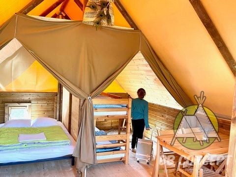 BUNGALOW TOILÉ 4 personnes - Bungalow Amazone à la nuitée