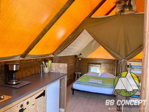 BUNGALOW TOILÉ 4 personnes - Bungalow Amazone à la nuitée