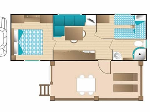 MOBILHOME 4 personnes - TAHITI SUPERIOR
