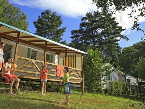 Mobilhome 4 personnes - Loggia Confort 27m² - Climatisation TV