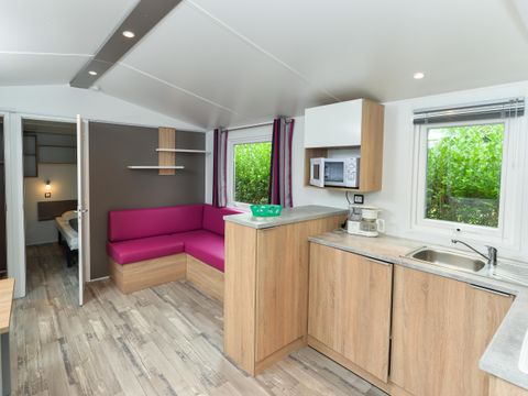 MOBILHOME 4 personnes - Mobil-home Morgane Premium 33m² (2 chambres) + terrasse couverte 4 pers