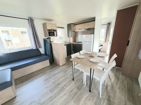 MOBILHOME 4 personnes - Mobil-home Morgane Premium 33m² (2 chambres) + terrasse couverte 4 pers
