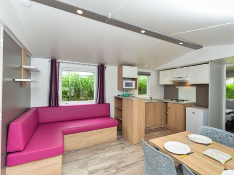MOBILHOME 4 personnes - Mobil-home Morgane Premium 33m² (2 chambres) + terrasse couverte 4 pers