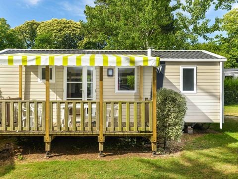 MOBILHOME 4 personnes - Mobil-home Morgane Premium 33m² (2 chambres) + terrasse couverte 4 pers