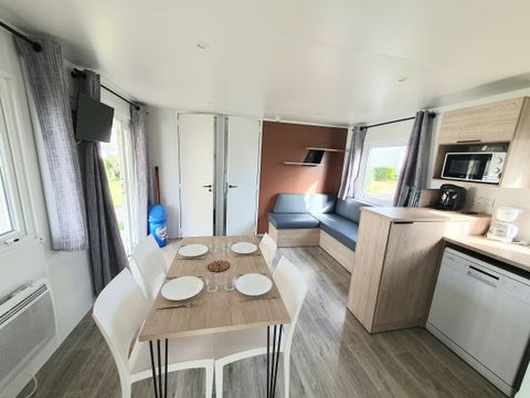 MOBILHOME 4 personnes - Mobil-home Morgane Premium 33m² (2 chambres) + terrasse couverte 4 pers