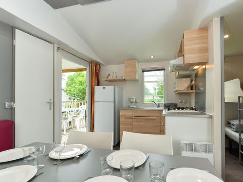 MOBILHOME 4 personnes - Mobil home Arthur Confort 29m² (3 chambres) + terrasse semi-couverte 4/6 pers